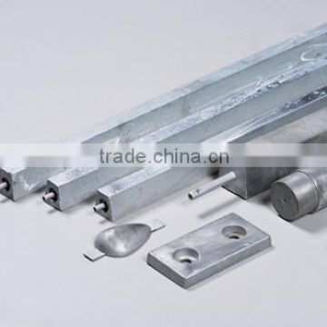 Zinc anode cathodic protection