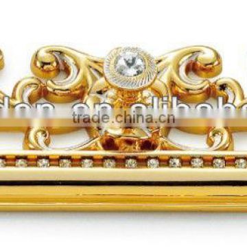 Ornate crystal furniture cabinet door handle