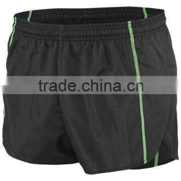Custom Mens 100% Polyester Black Cargo Shorts
