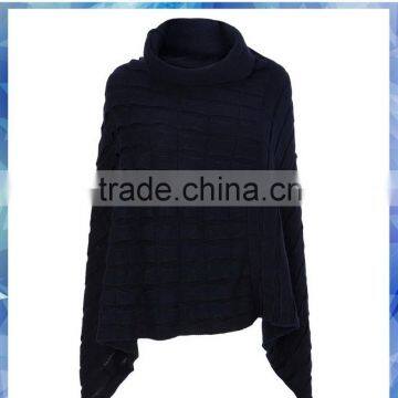 100% acrylic navy knit coat women in turkey,winter poncho coats,woman coat elegant