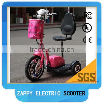 zappy 3 wheel electric scooter CE approved