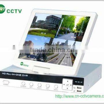 4CH HD all in one DVR with 10.5" LCD (GRT-D6004MH)