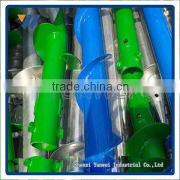 Hot Dipped Galvanized Ground Screw Anchor With Flange photo-2
