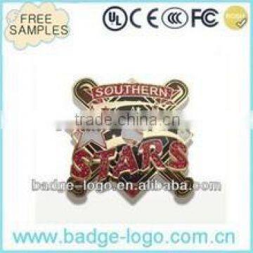 custom high quality star pin badge