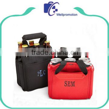 Tote neoprene 6 pack beer bottle cooler holder                        
                                                                                Supplier's Choice