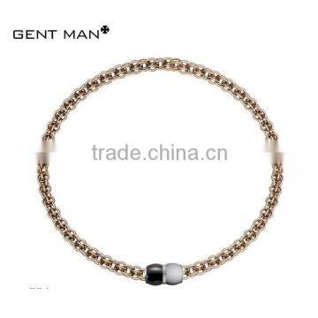 fashion jeewlry unique beads fashion necklace Stainless Steel Men Necklace