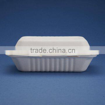 9"X6" Sugercnae 2 Compartments Clamshell photo-2