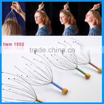 high quality plastic octopus head massager