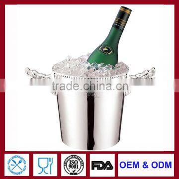 Champagne Bucket Silver Ice Bucket Silver Champagne Bucket Cooler for Bar Stainless Wine Bucket