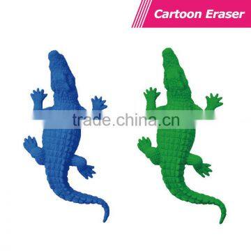 target novelty shaped 3d crocodile animal erasers