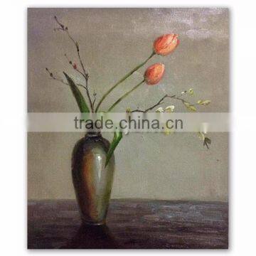 ROYIART Tulip Flower Oil Painting Canvas Wall Art