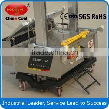 automatic rendering machine for wall cement plaster