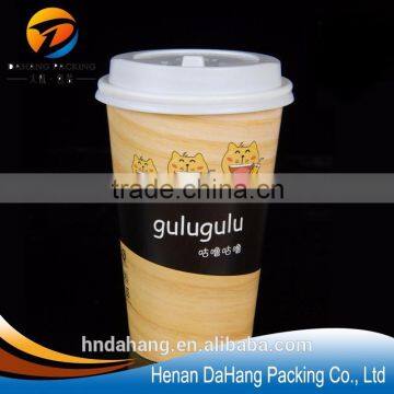 Biodegradable paper coffee cups coated with PLA , paper cup China