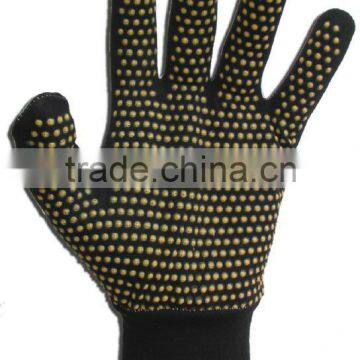 work glove with pvc dot cotton working gloves