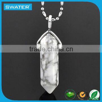 New 2016 Natural White Agate Necklace