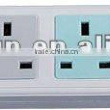 5 way British/UK extension socket 13A socket