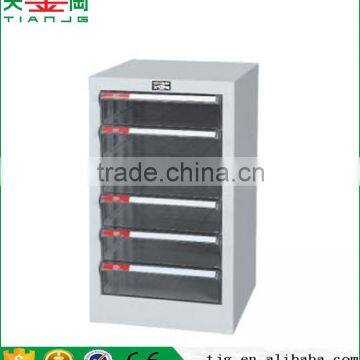 TJG High Quality Steel Classification Plastic PS Drawer Office Department Filing Cabinet A4H-106