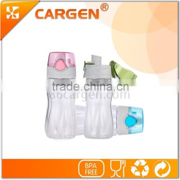 Factory OEM flip top lid plastic children water bottles