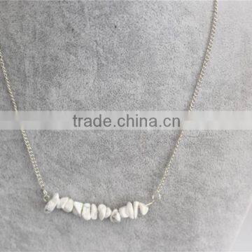 2016 Cheap Factory Price Fashion Jewelry White Gold Plated Jewelry, Stone Beads Necklace Jewelry photo-3