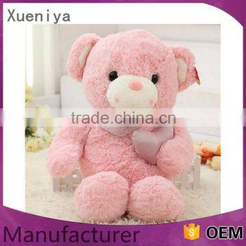 Top Quality Soft Cute Kids Toys Stuffed Animal Custom Pink Teddy Bear