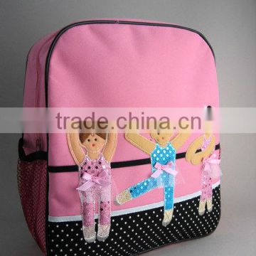 cute Girl pink school backpack