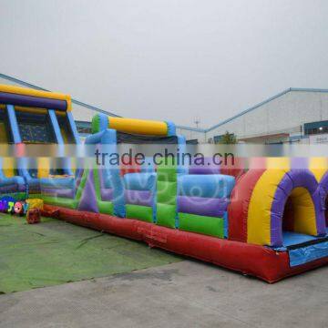 Inflatable interactive obstacle course sports game PVC Inflatables