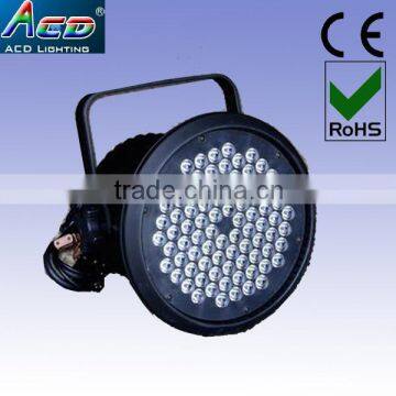 54*3w led outdoor IP66 par can light, full color led par light, led waterproof par