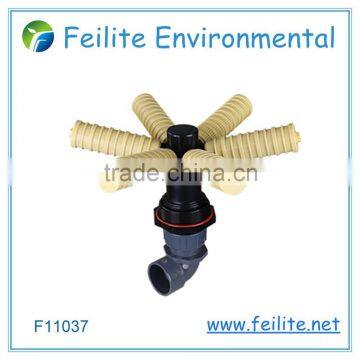Feilite F11037 six claw side-mounted bottom distributor for plastic water strainer