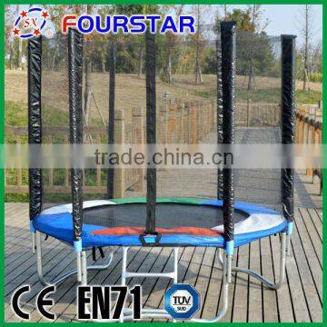 6FT Low Price Novel Design Trampoline Commercial Gym Equipment Round Trampoline with Enclosement