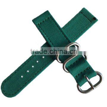 18mm 20mm 22mm 24mm 26mm Dark Green Canvas Zulu Watch Strap