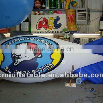 blimp with logo printing