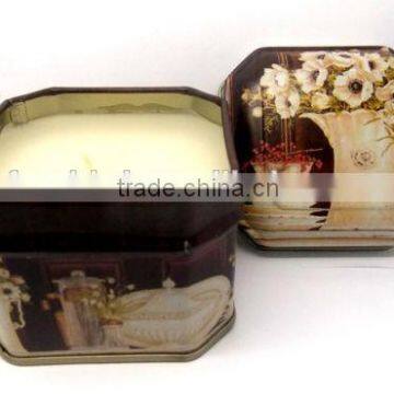 scented soy tin candle