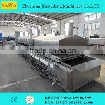 hamburger patty frying machine industrial plant