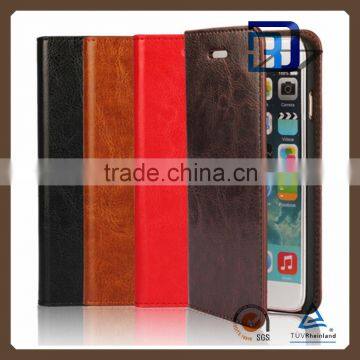 Phone Case Wallet Leather Flip Cover for Oppo R7, for Oppo R7 Leather Case