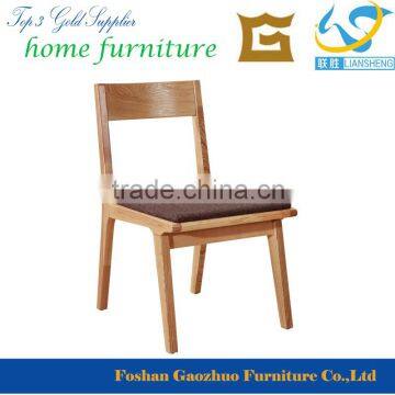 Imported ash wood dining chair, modern design restaurant chair