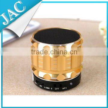 S28 Metal Mini Stereo Portable Bluetooth Speaker With Handfree Mic+TF Card Slot