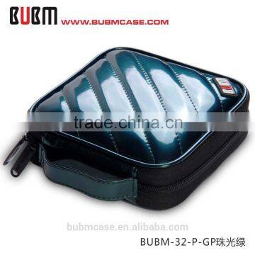 Green BUBM 32 Capacity PU Leather Cover CD Case CD Box DVD Case CD-ROM Holder Car Disc Case photo-2