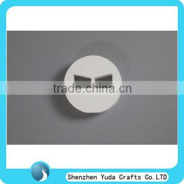 Promotional CNC Engraved Perspex White Block Display Stand Round Base photo-2