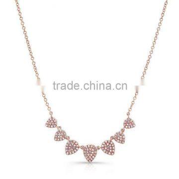 Factory wholesale price women fashion gold simple necklace designs