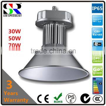 Competitive Hot Sell 30W 50W 70W 100W Industrial Led High Low Bay Light