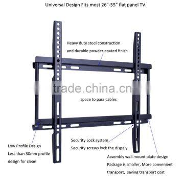 Best Fixed Plasma tv Mounts Metal tv Bracket Usage Lcd Plasma Screen tv Wall Mount With Vesa 400 Max for 26" - 55" TVs
