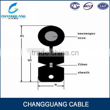 China Cable Manufacturer Changguang Ftth FRP Fiber Optic Cable Self Supporting Bow Type Drop Cable photo-6