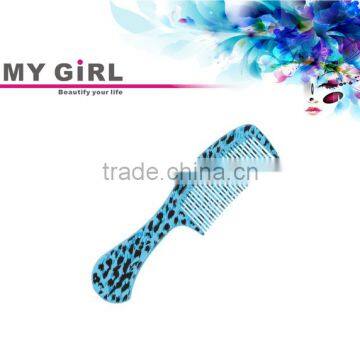 MY GIRL new arrival sexy leopard hot transfer printing women home use plastic binding comb