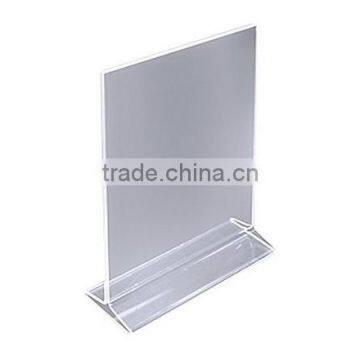 Thick Acrylic Vertical Sign Holder, Ad Frames 8.5 x 11 - Pack of 6(AF-B-0226)