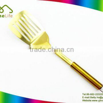 new color kitchen utensils cooking tools stainless steel slotted spatula with design