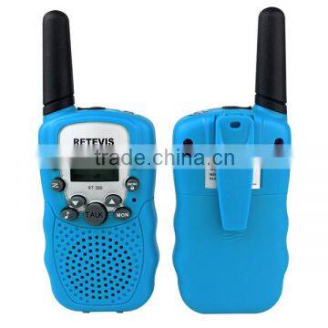 Retevis RT-388 ONE Pair New Sky Blue UHF462.5625-467.7250MHz LCD Display Flashlight VOX Walkie Talkie for Children photo-3