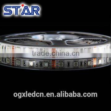 5050 SMD 60LED/M 14.4W/M IP20 non waterproof RGB multicolor led tape light, for indoor only