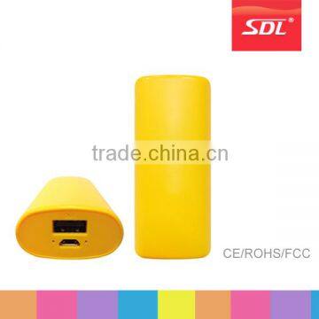 SDL cheapest plastic promotional gift 5000mAh portable charger power bank