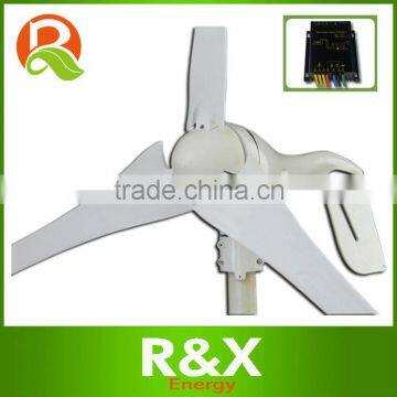 Low wind power generator, combine with wind/solar hybrid controller(LED display).