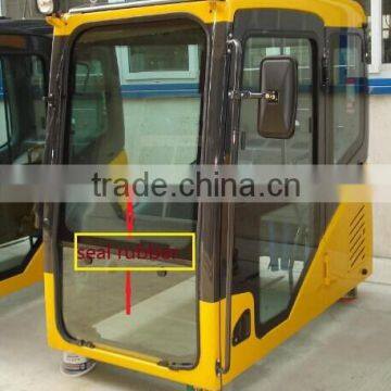 XCMG excavator seal rubber between up and bottom windshild for xugong